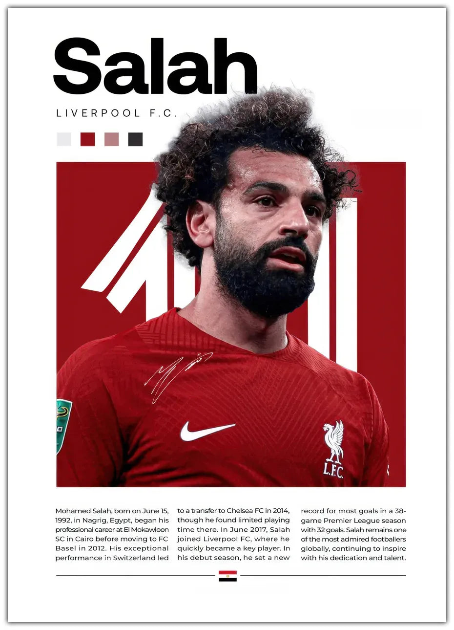 Mohamed Salah No. 2 Plakat