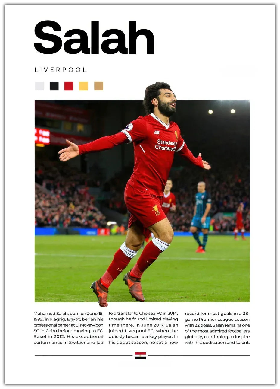 Mohamed Salah Plakat