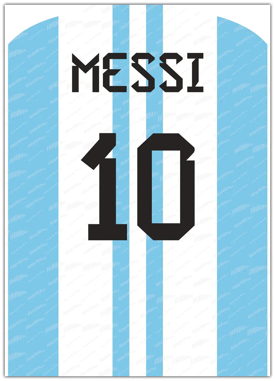 Lionel Messi Shirt Plakat
