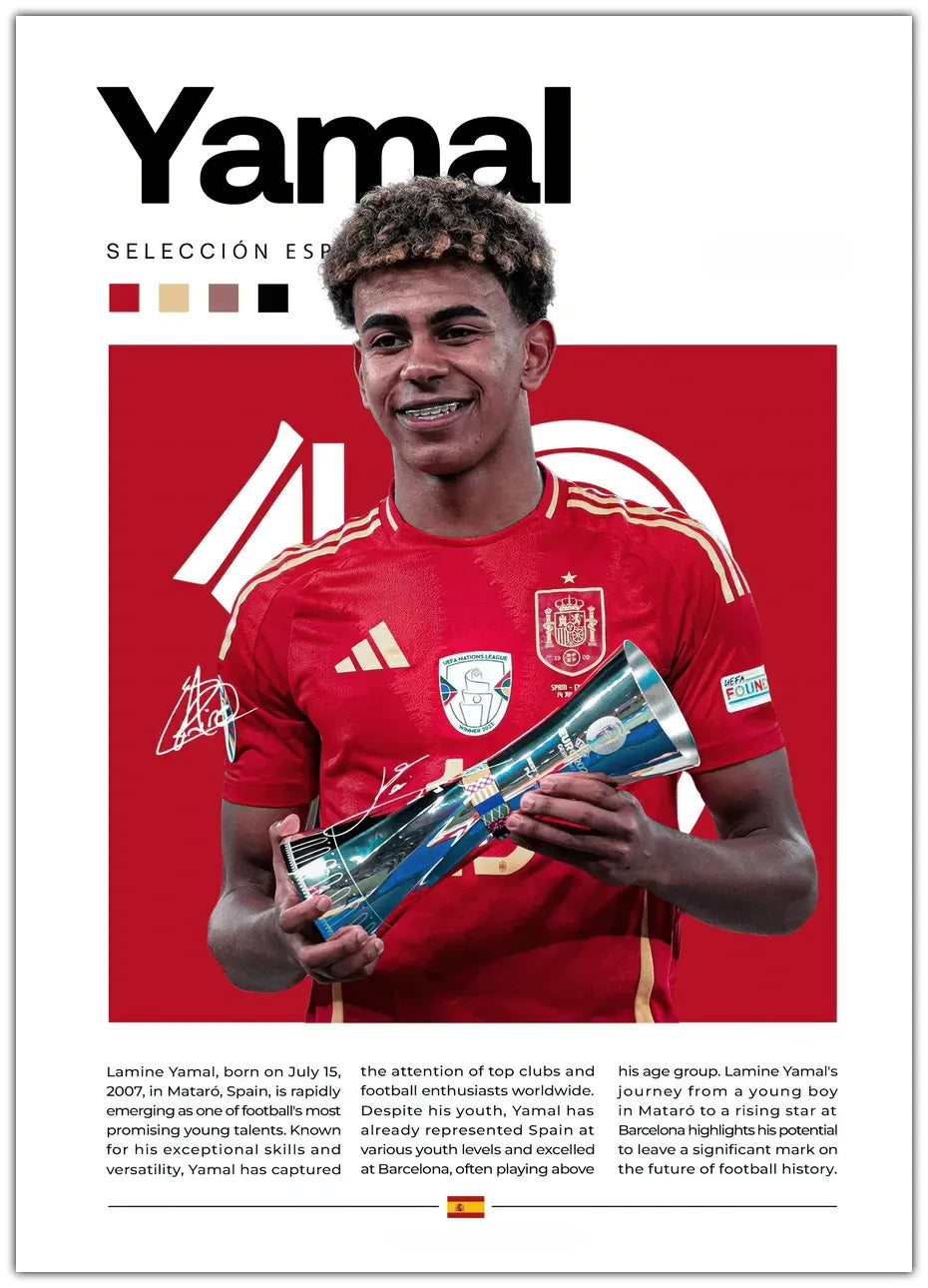 Lamine Yamal No. 2 Plakat