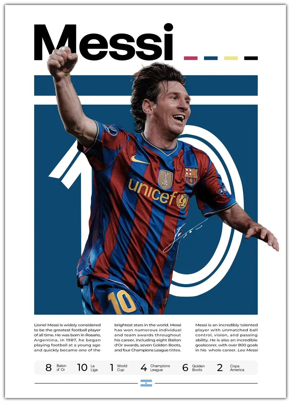 Lionel Messi Plakat