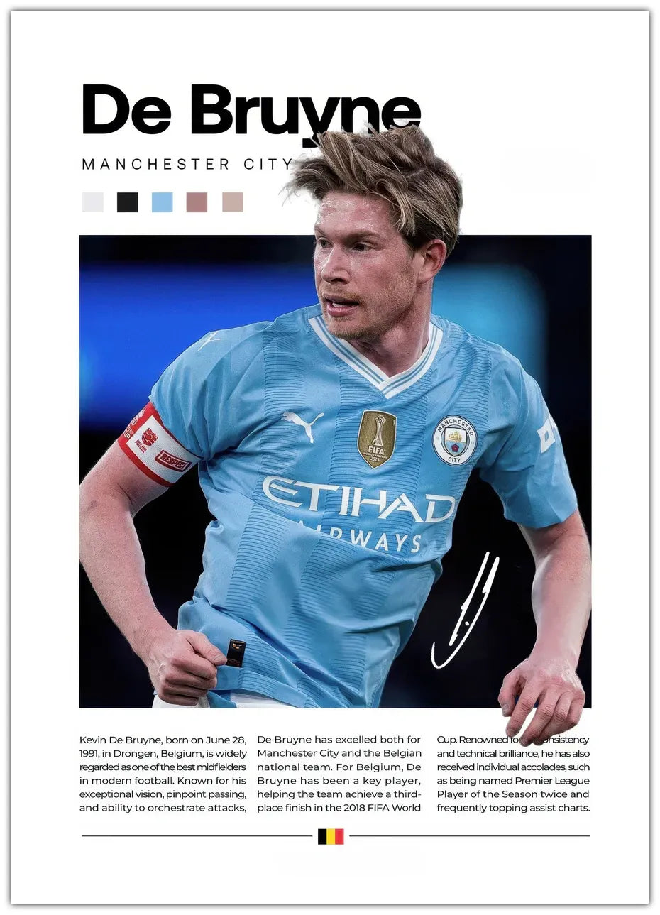 Kevin De Bruyne Plakat