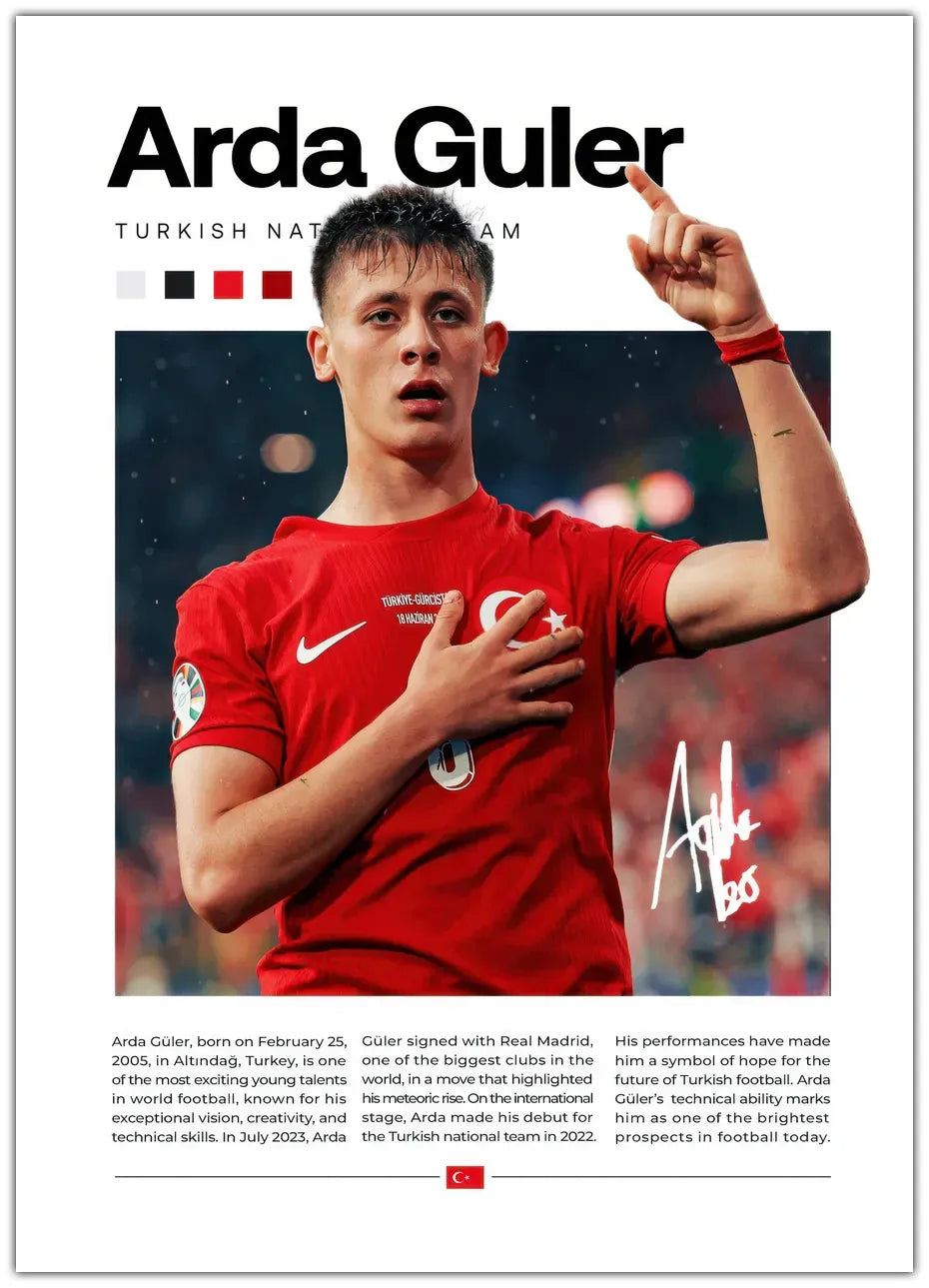 Arda Güler Plakat