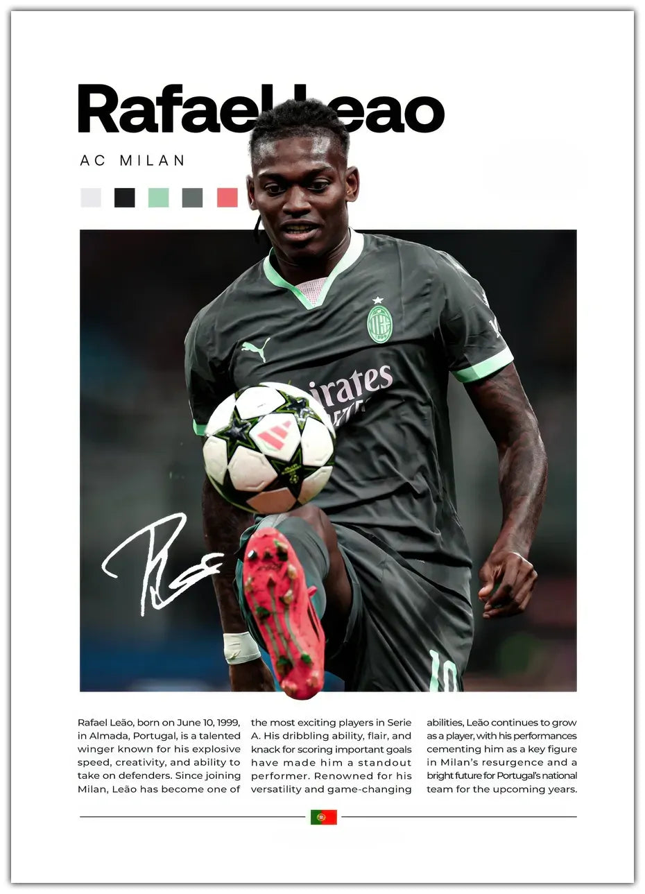 Rafael Leão Plakat