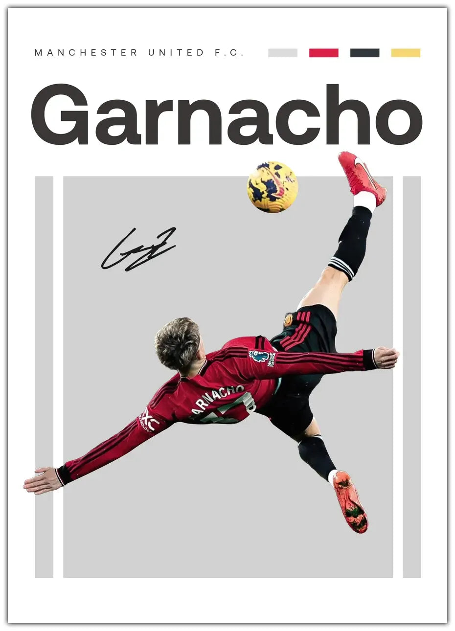 Alejandro Garnacho No. 2 Plakat