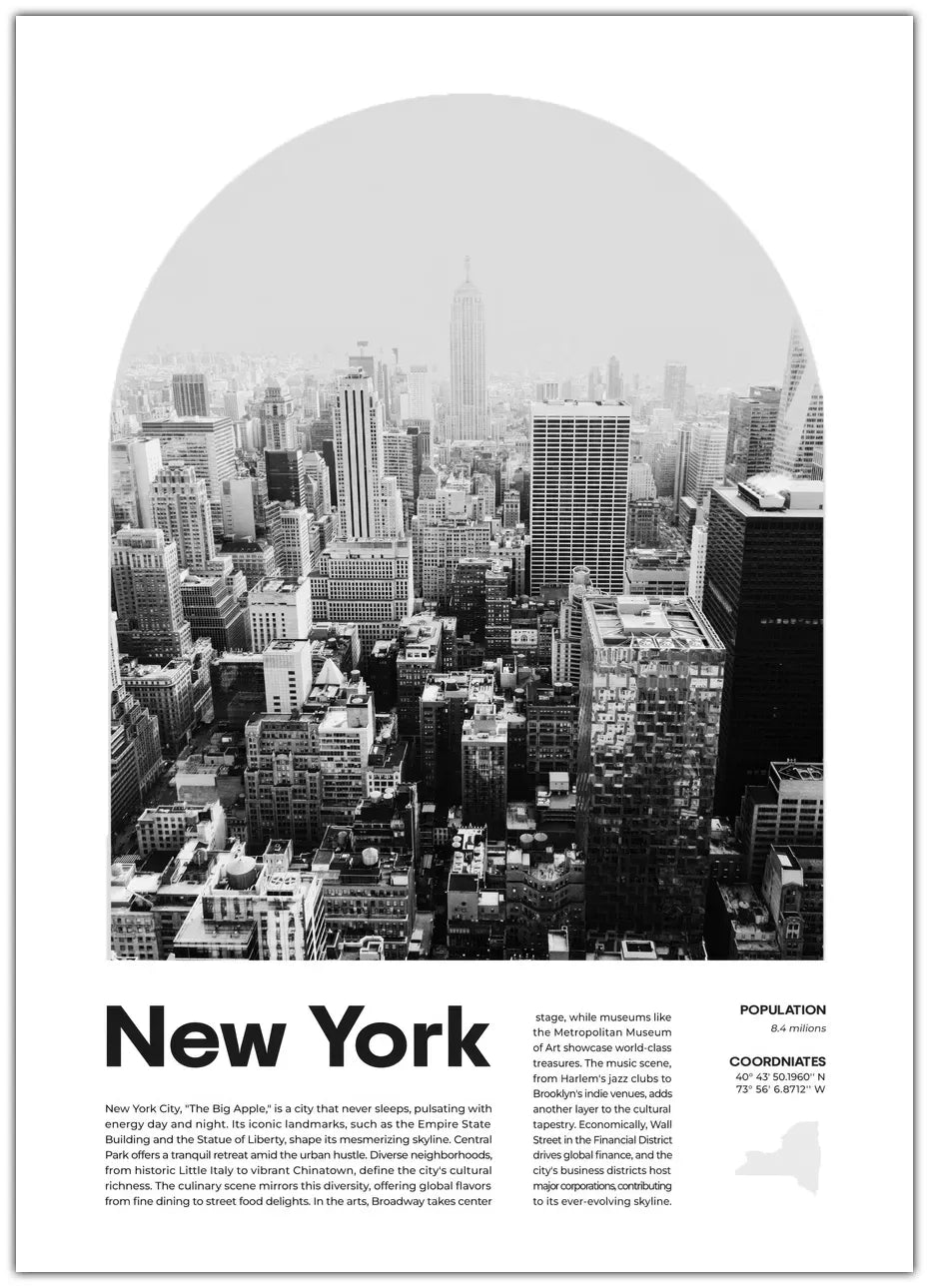 New York No2 Plakat