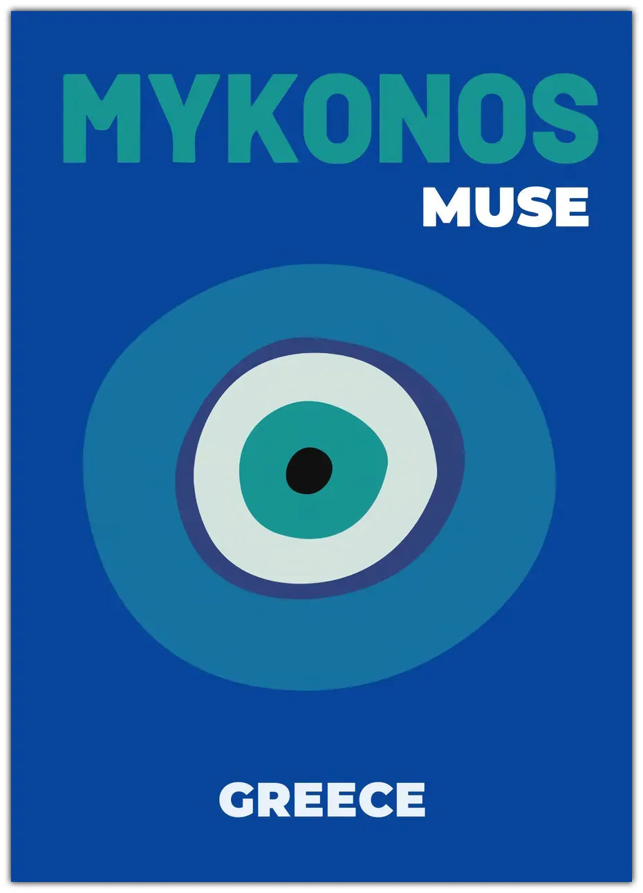 Mykonos Greece Plakat