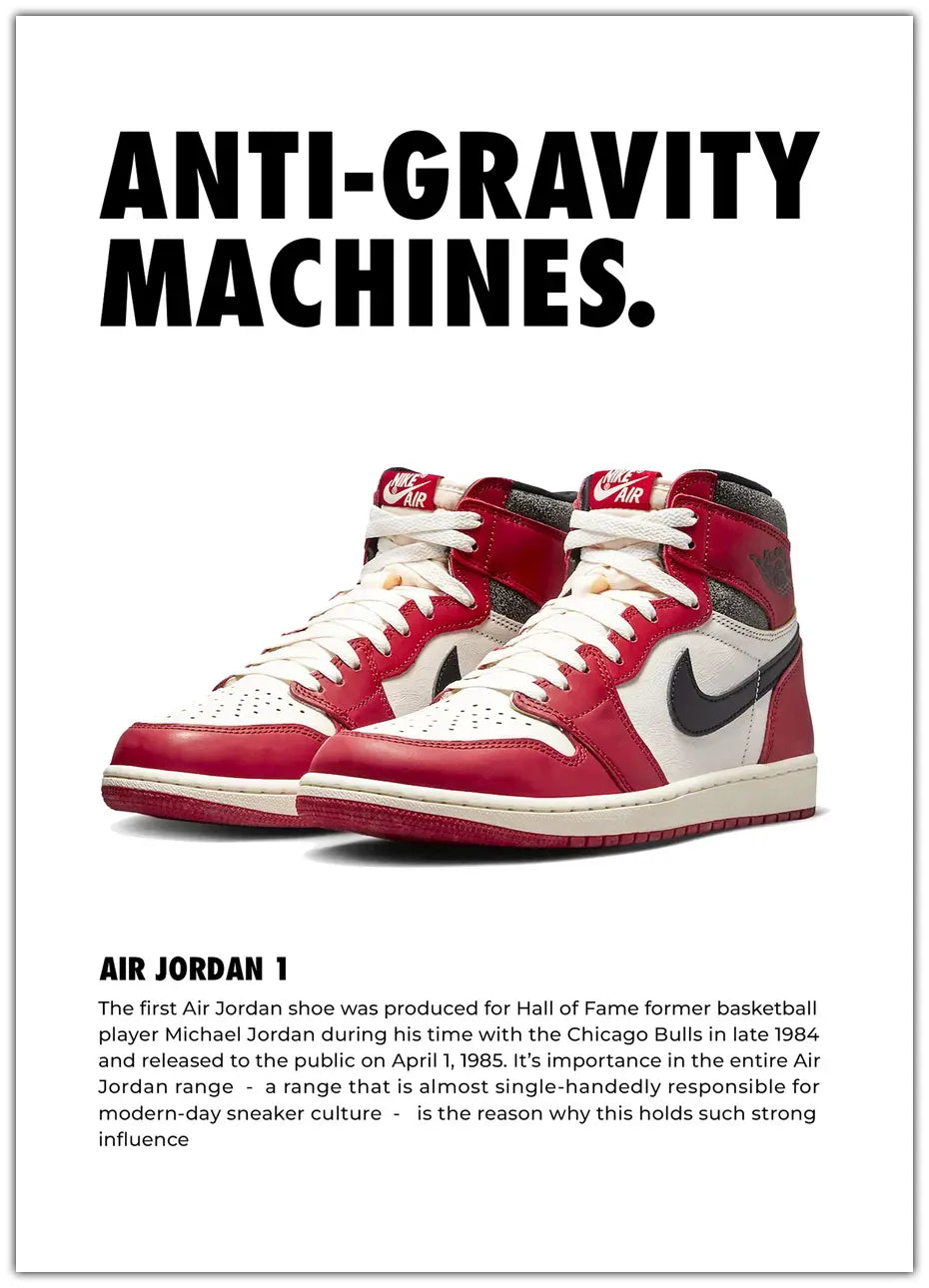 Anti Gravity Sneakers Plakat