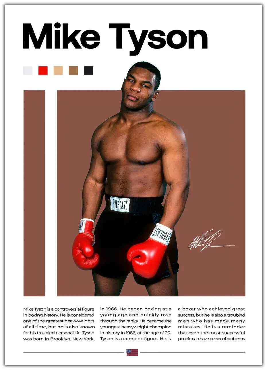 Mike Tyson Plakat