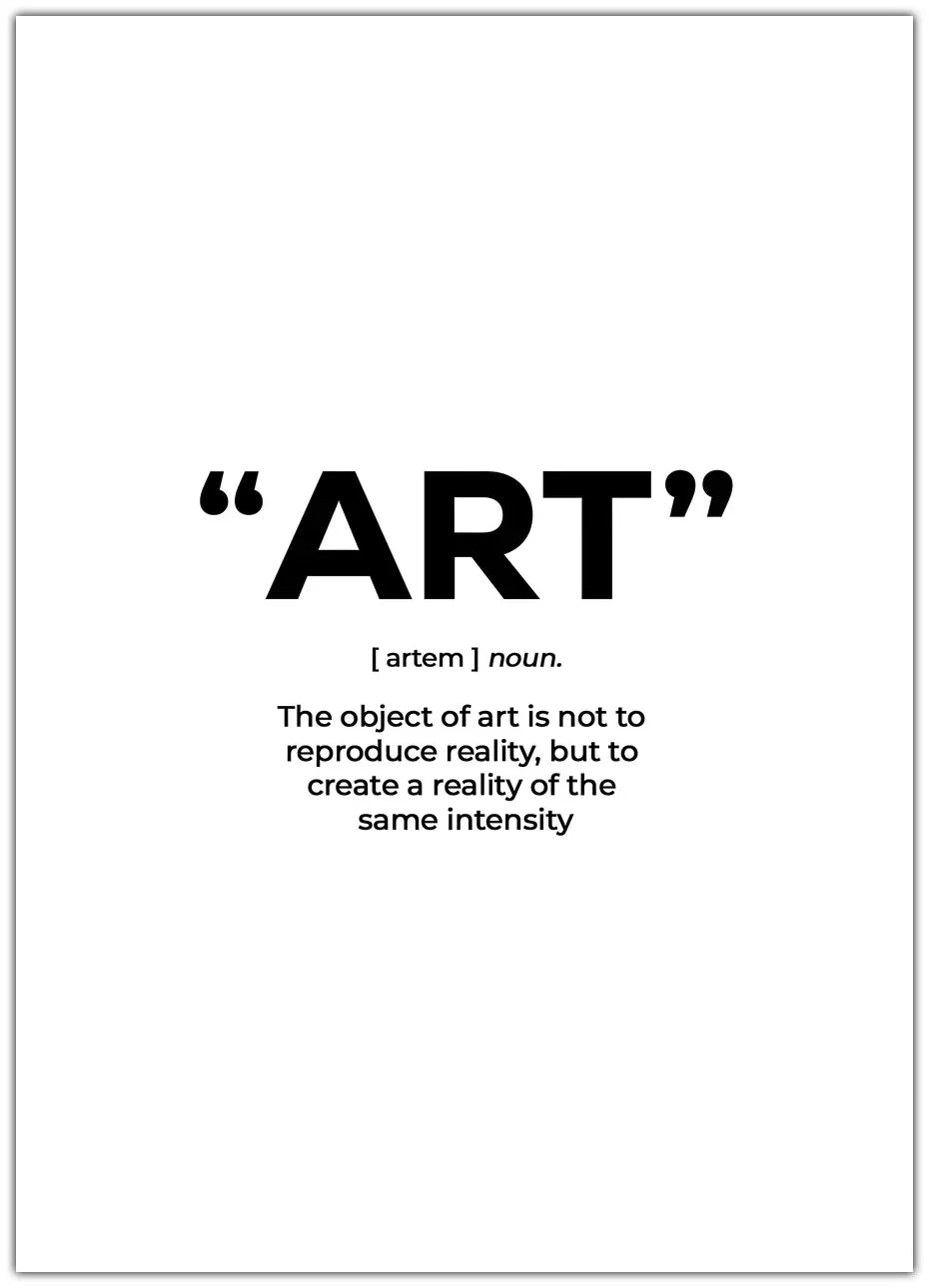 "Art" Plakat