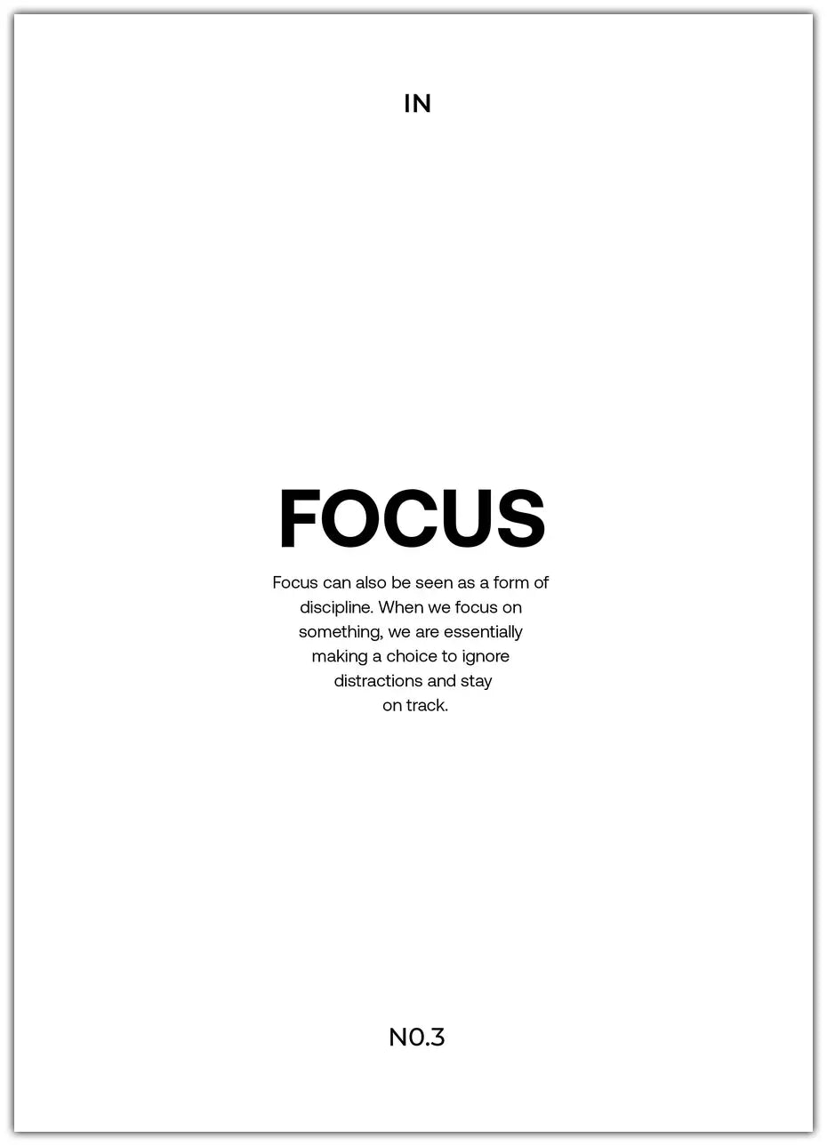 Focus Plakat