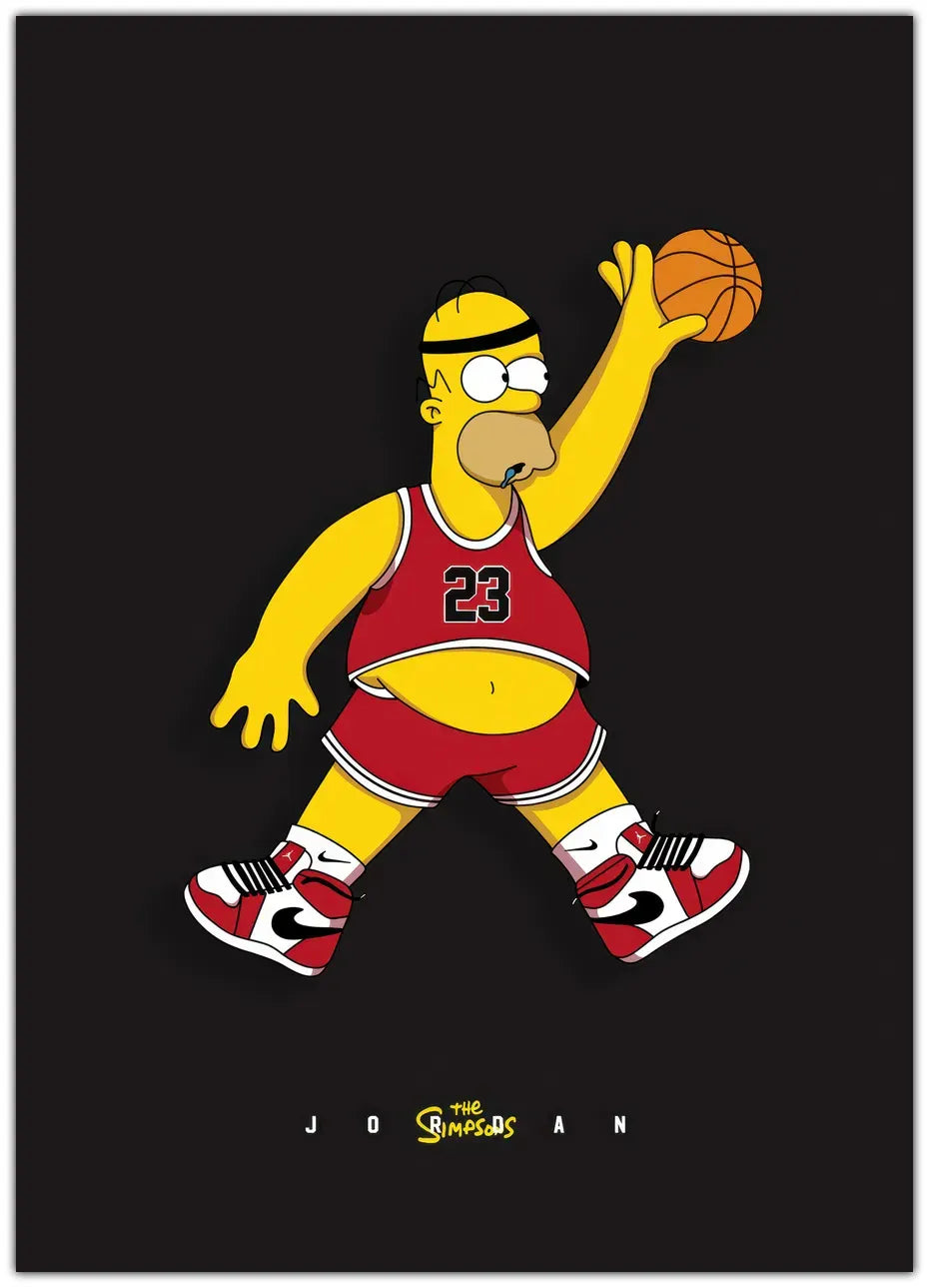 Simpsons x Jordan Plakat