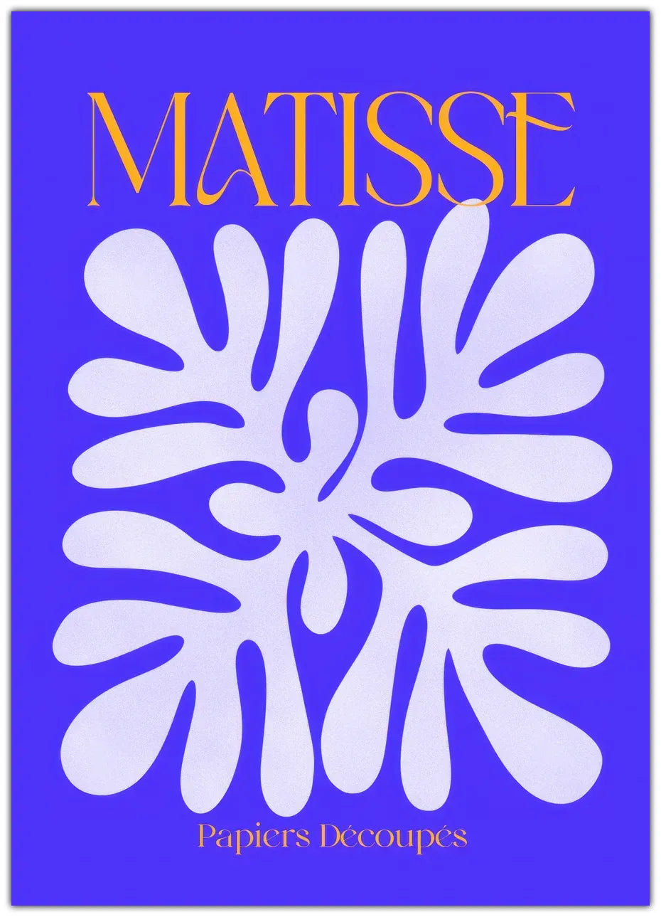 Matisse - Purple Papiers Découpés Plakat