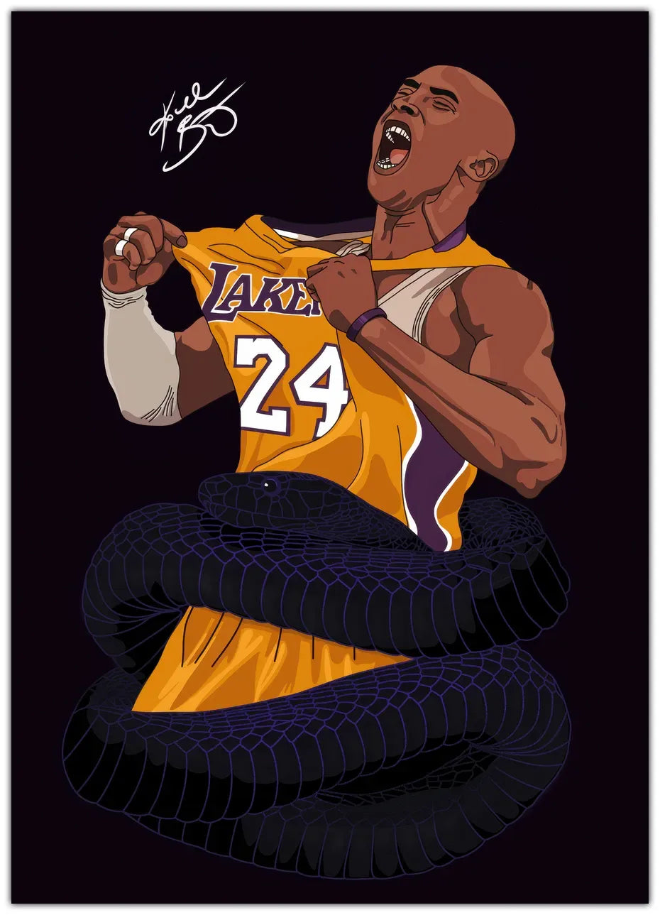Kobe x Mamba Mentality Plakat