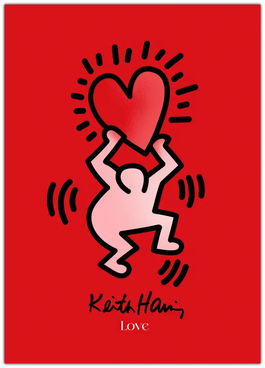 Keith Haring - Love 2 Plakat