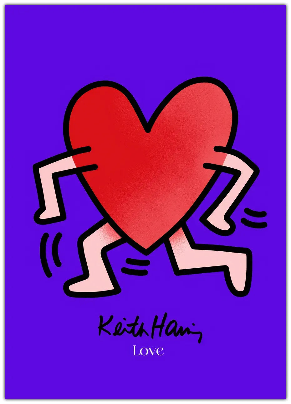 Keith Haring - Love Plakat