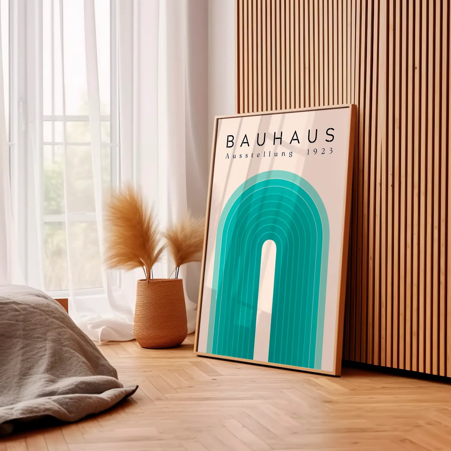 Bauhaus Blue Bridge Plakat
