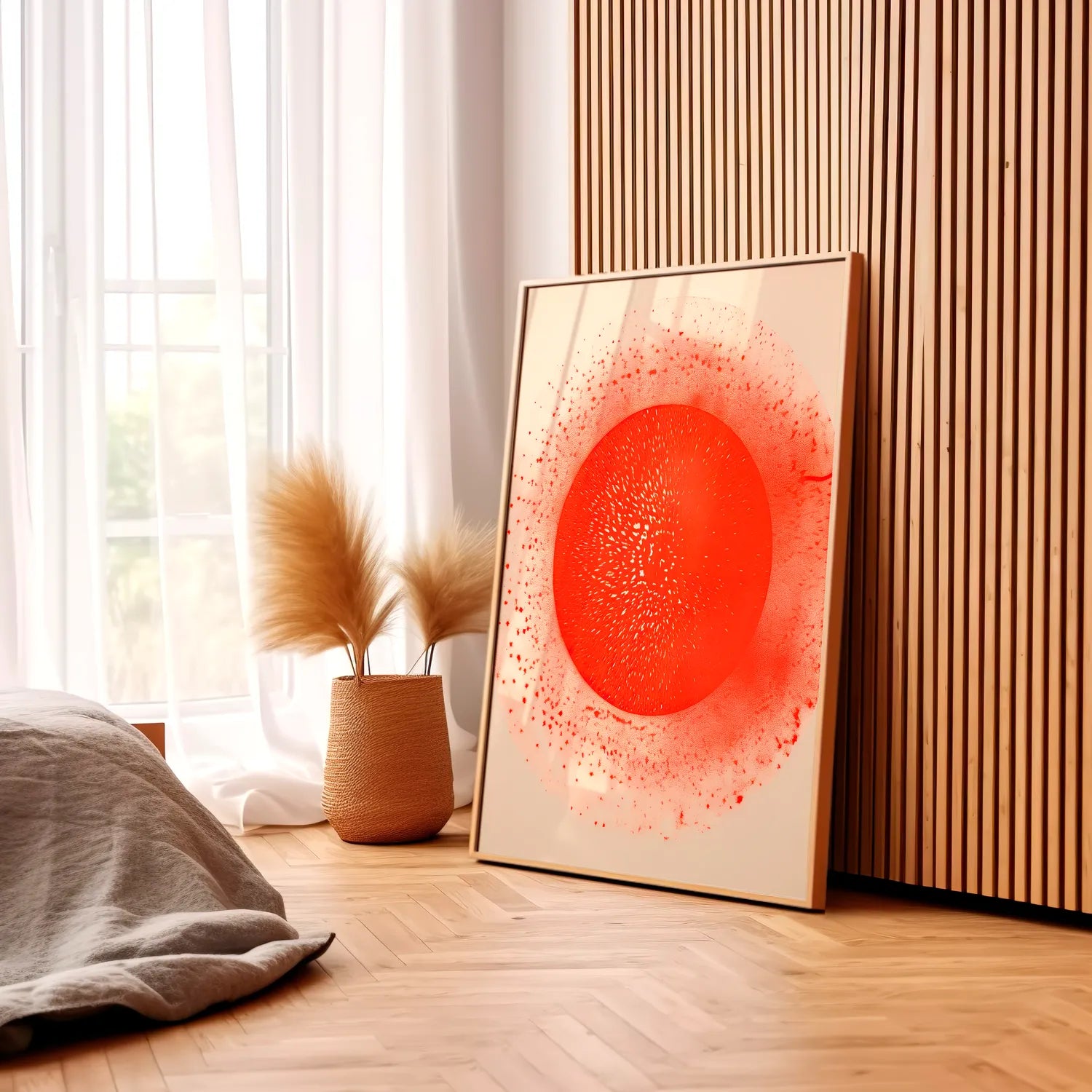Red Pattern Plakat