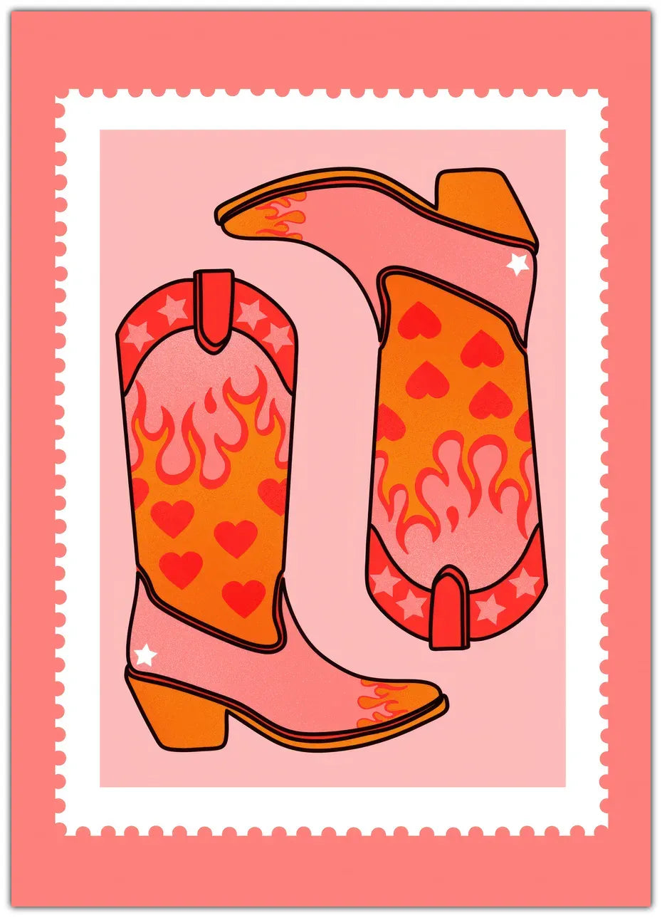 Flamin Boots Plakat