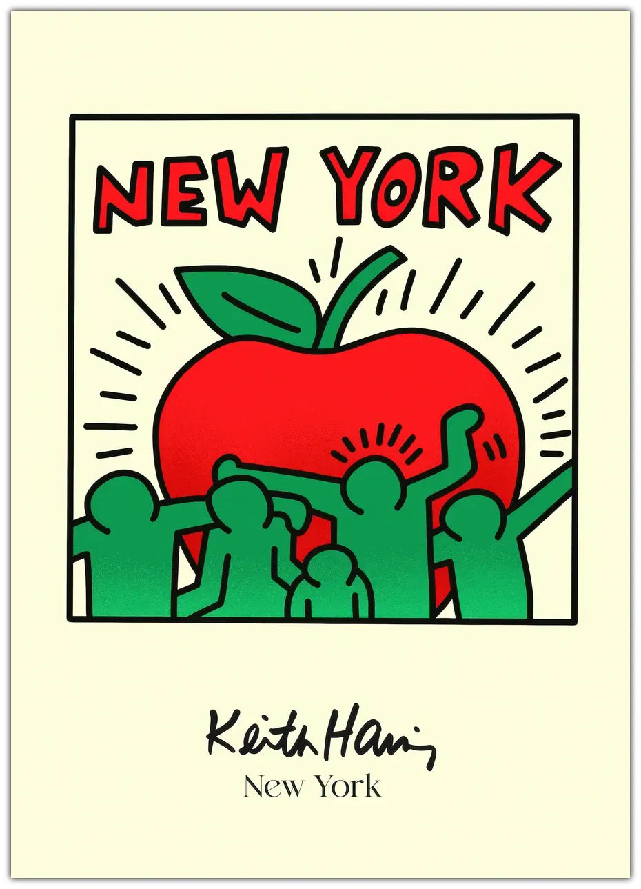 Keith Haring ''New York'' Plakat
