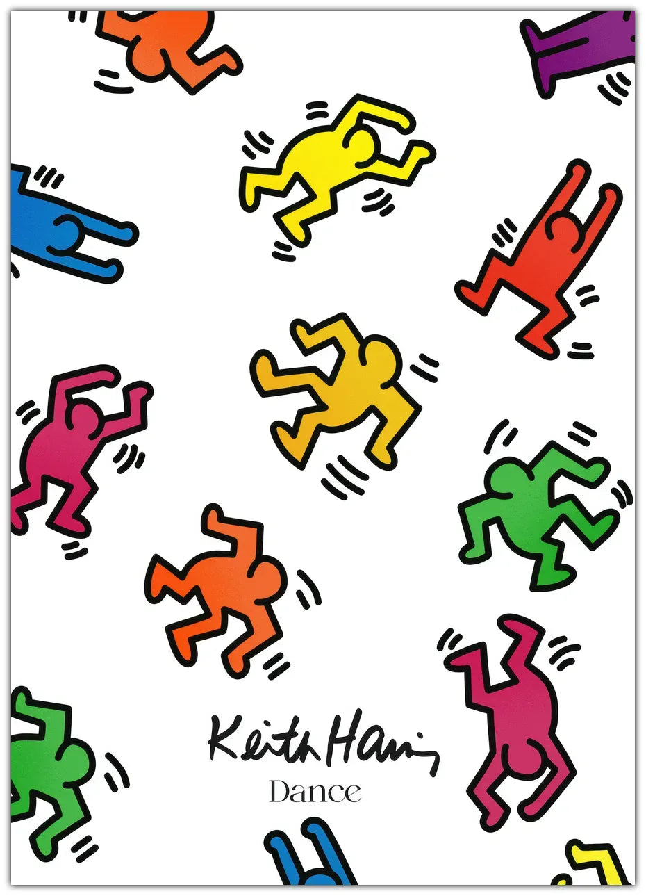 Keith Haring ''Dance'' Plakat