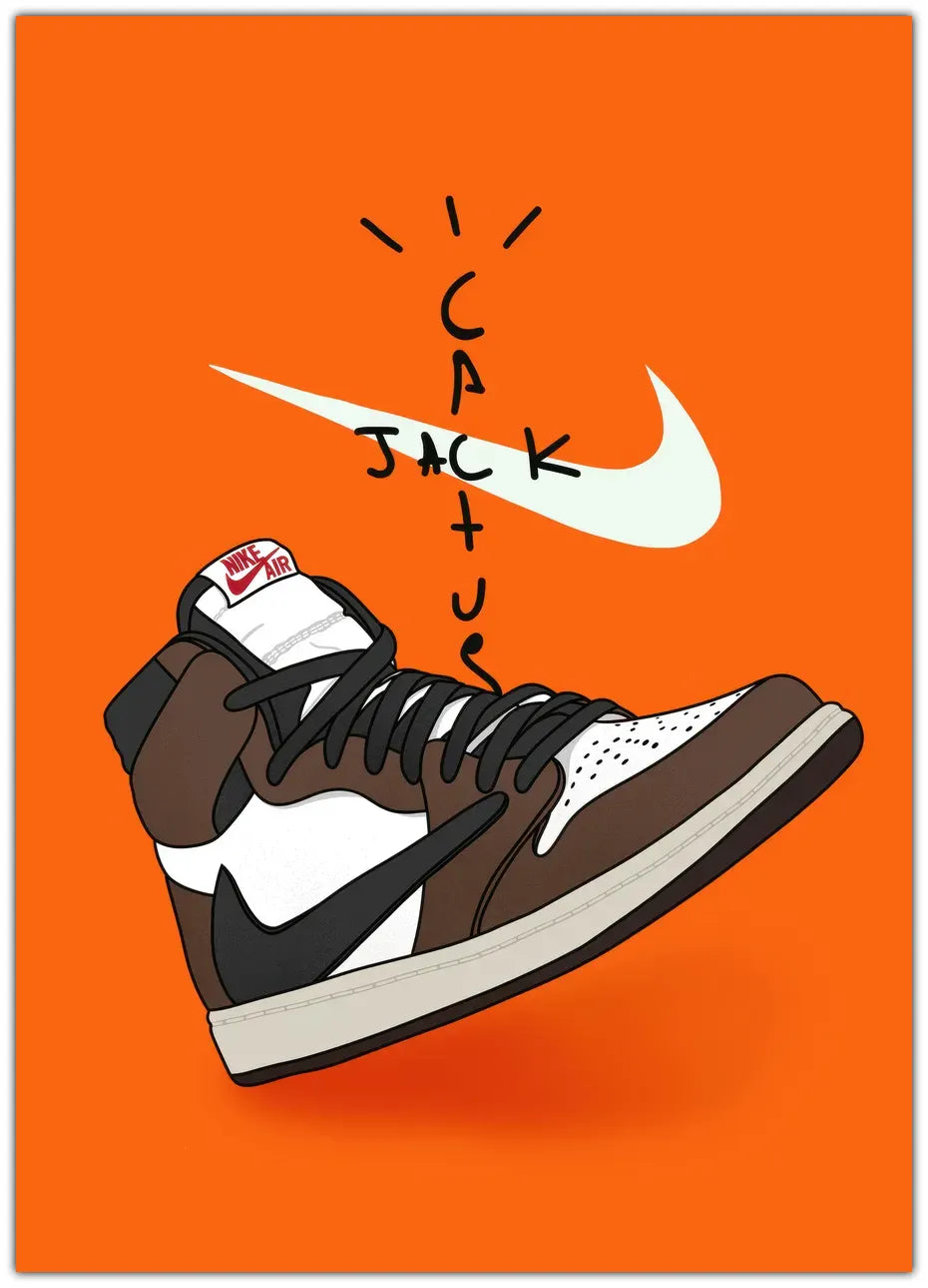 Jordan 1 ''Travis Scott'' Plakat