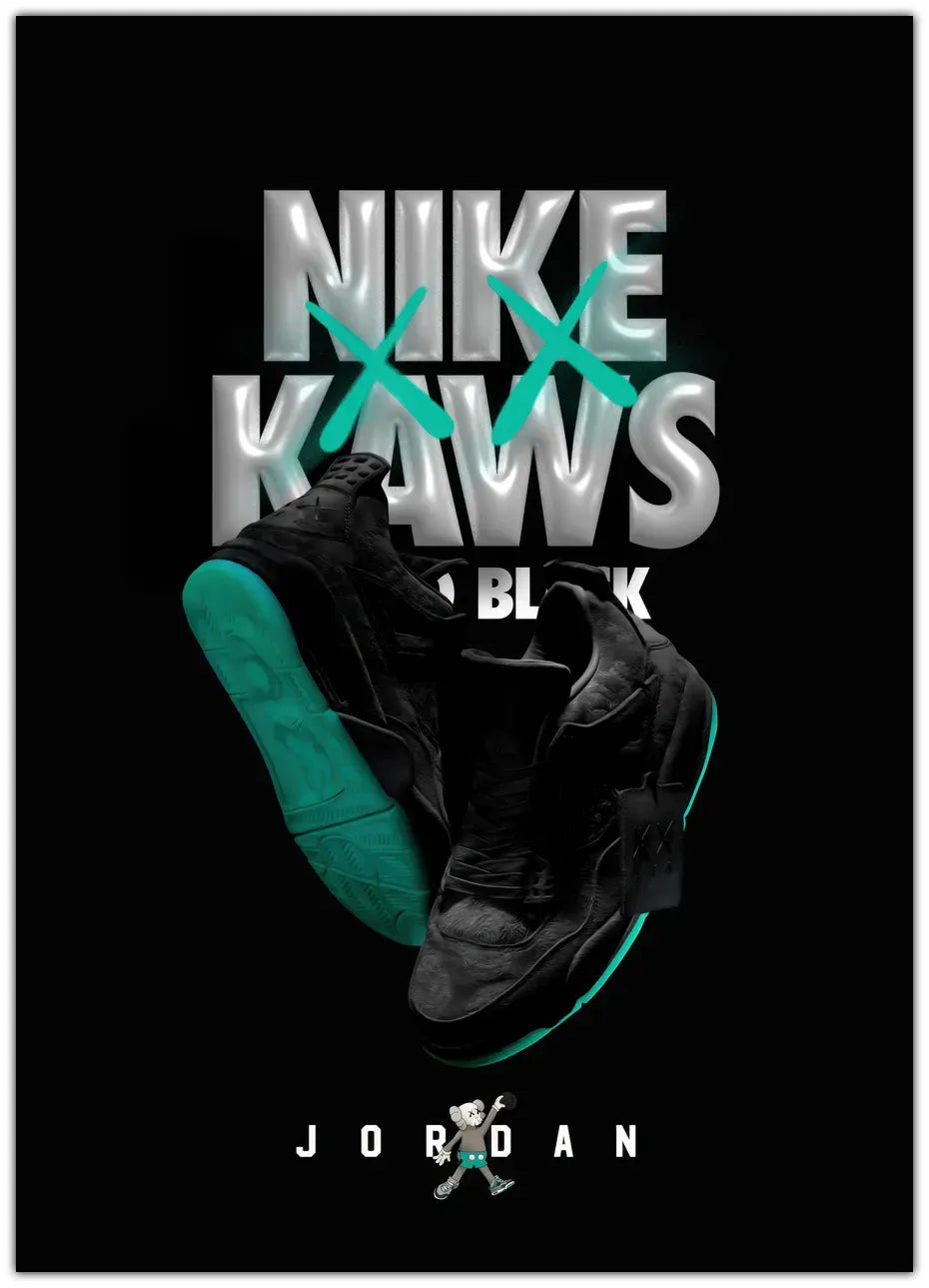 Nike Kaws Plakat