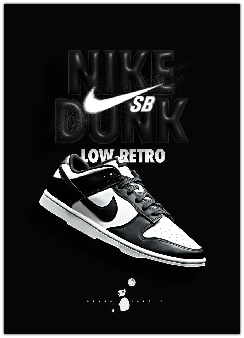 Nike Dunk Low Retro Plakat