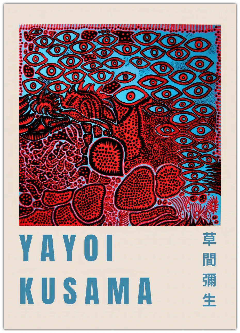 Yayoi Kusama - Meine Augen Poster