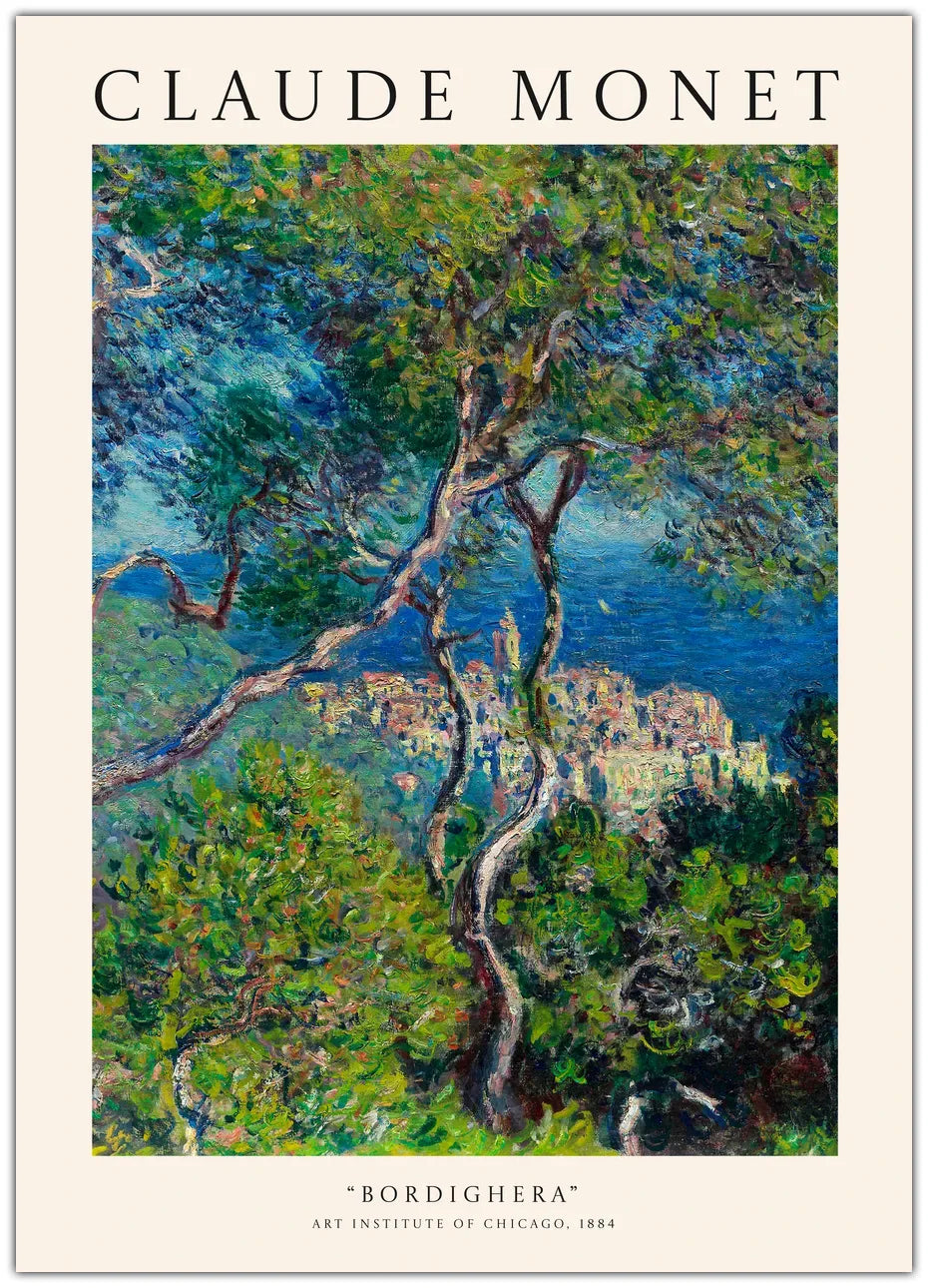 Claude Monet - Bordighera Plakat