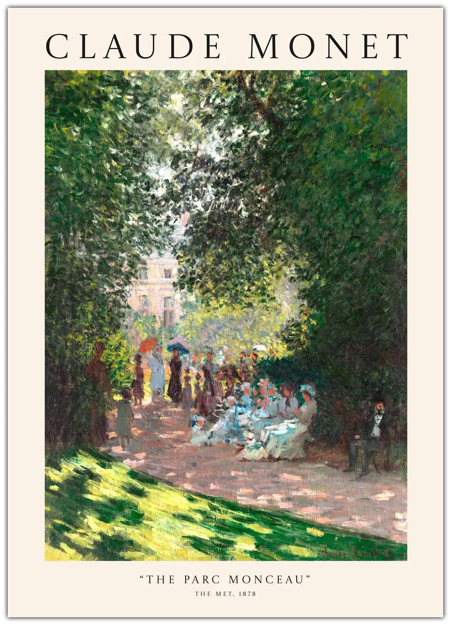 Claude Monet - The Parc Monceau Plakat