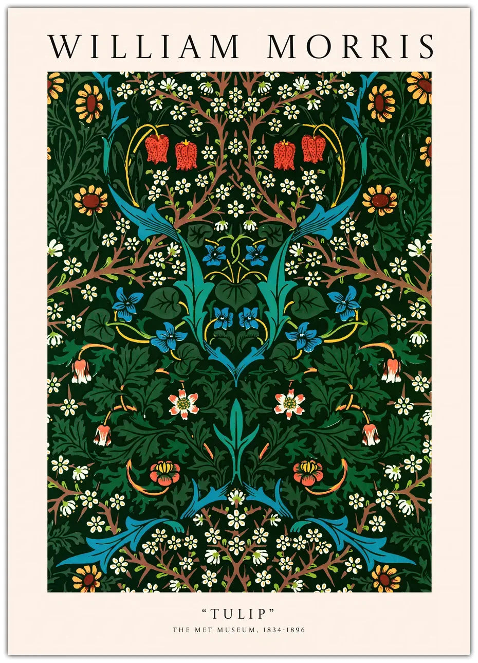 William Morris - Tulip Plakat