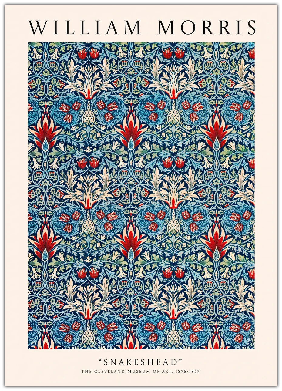 William Morris - Snakeshead Plakat