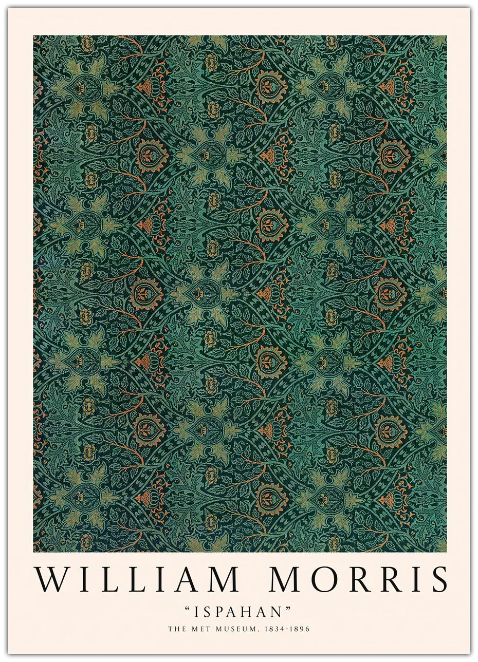 William Morris - Ispahan Plakat