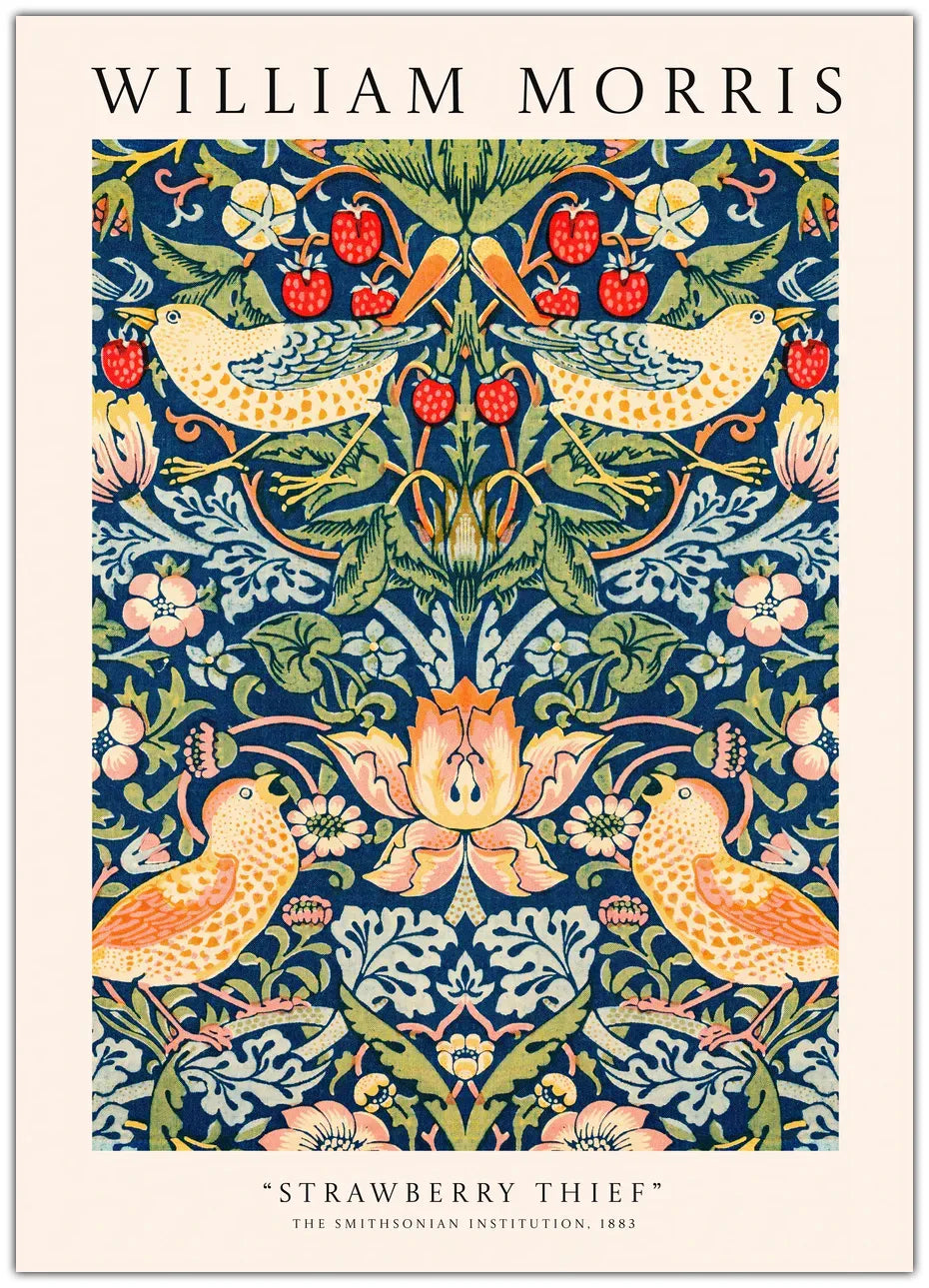 William Morris - Strawberry Thief Plakat