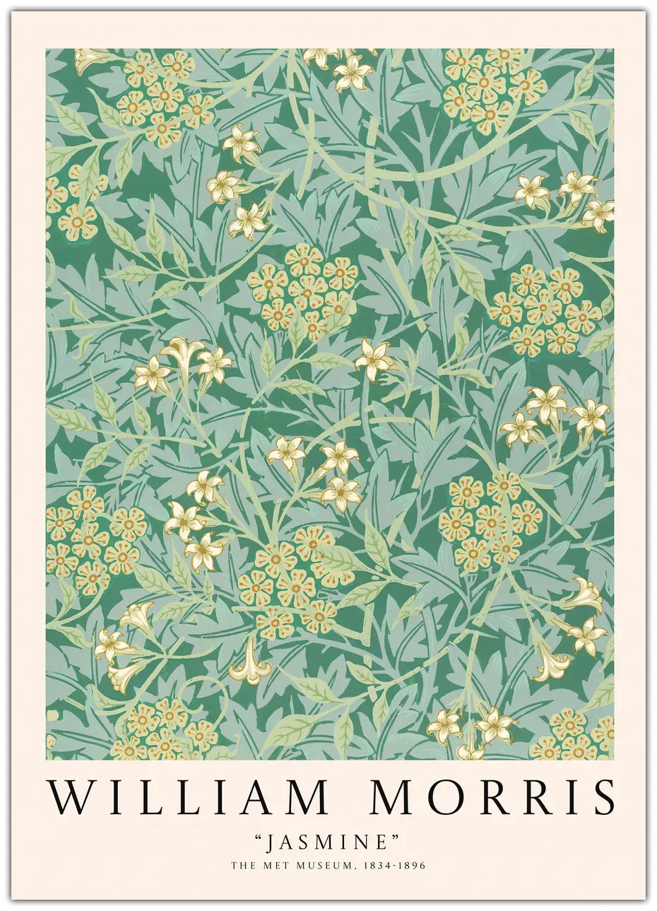William Morris - Green Jasmine Plakat