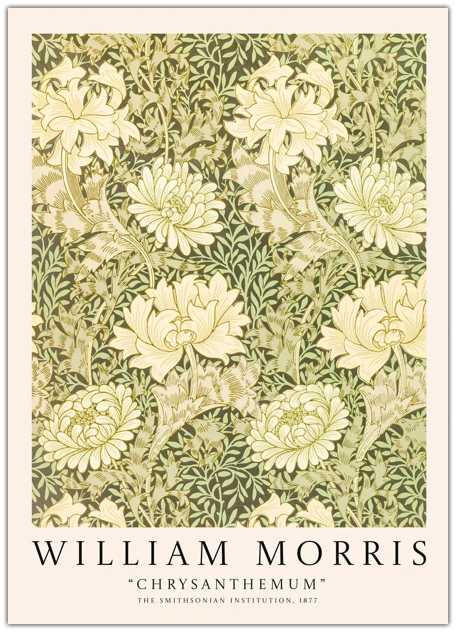 William Morris - Chrysanthemum Plakat