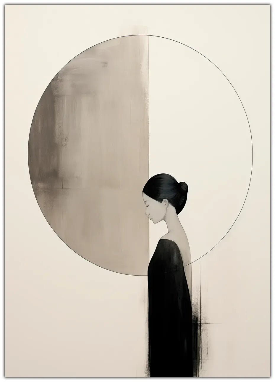 Japanese Half Moon Plakat