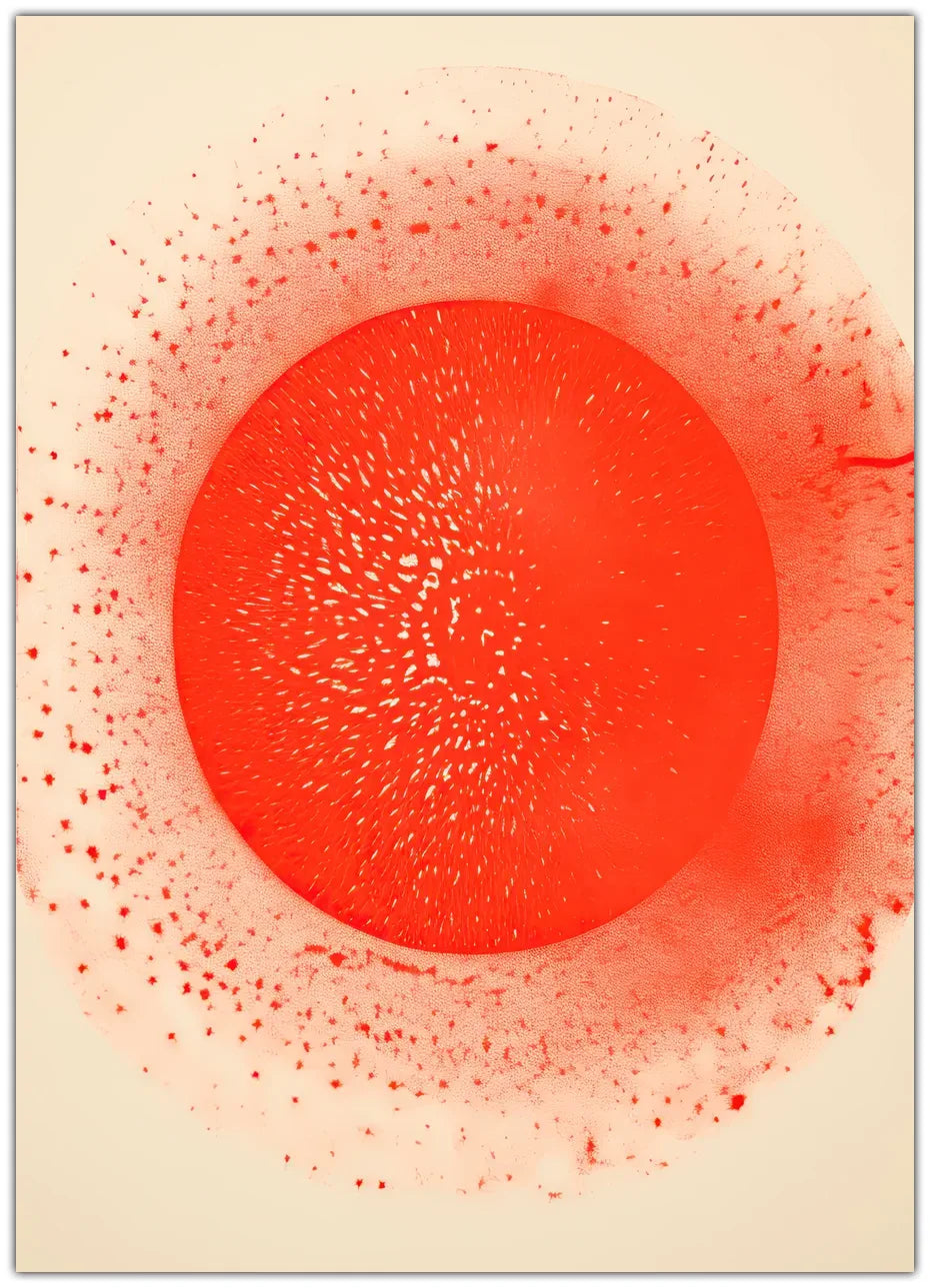 Red Pattern Plakat