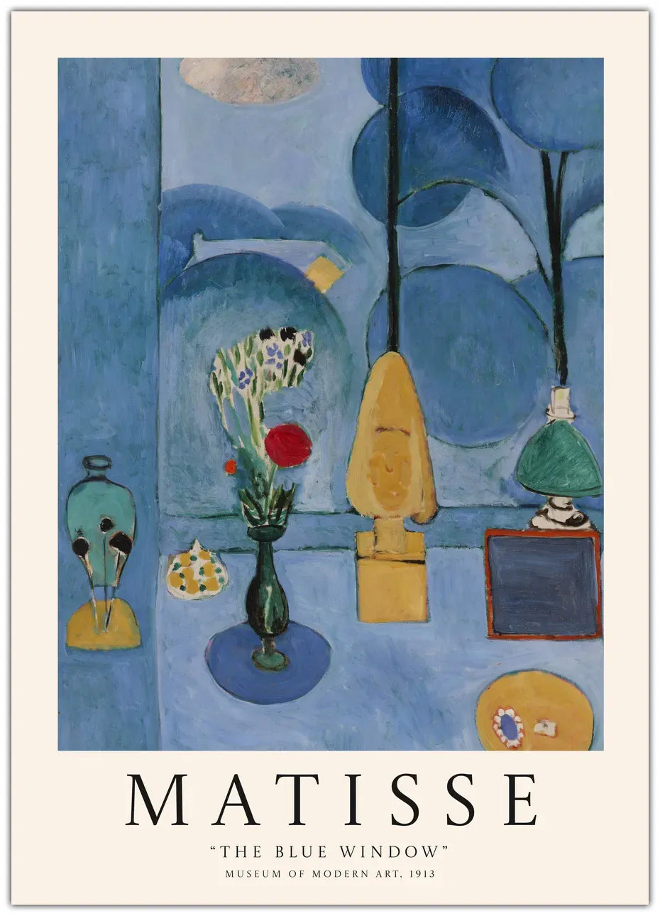 Henri Matisse - The Blue Window Plakat