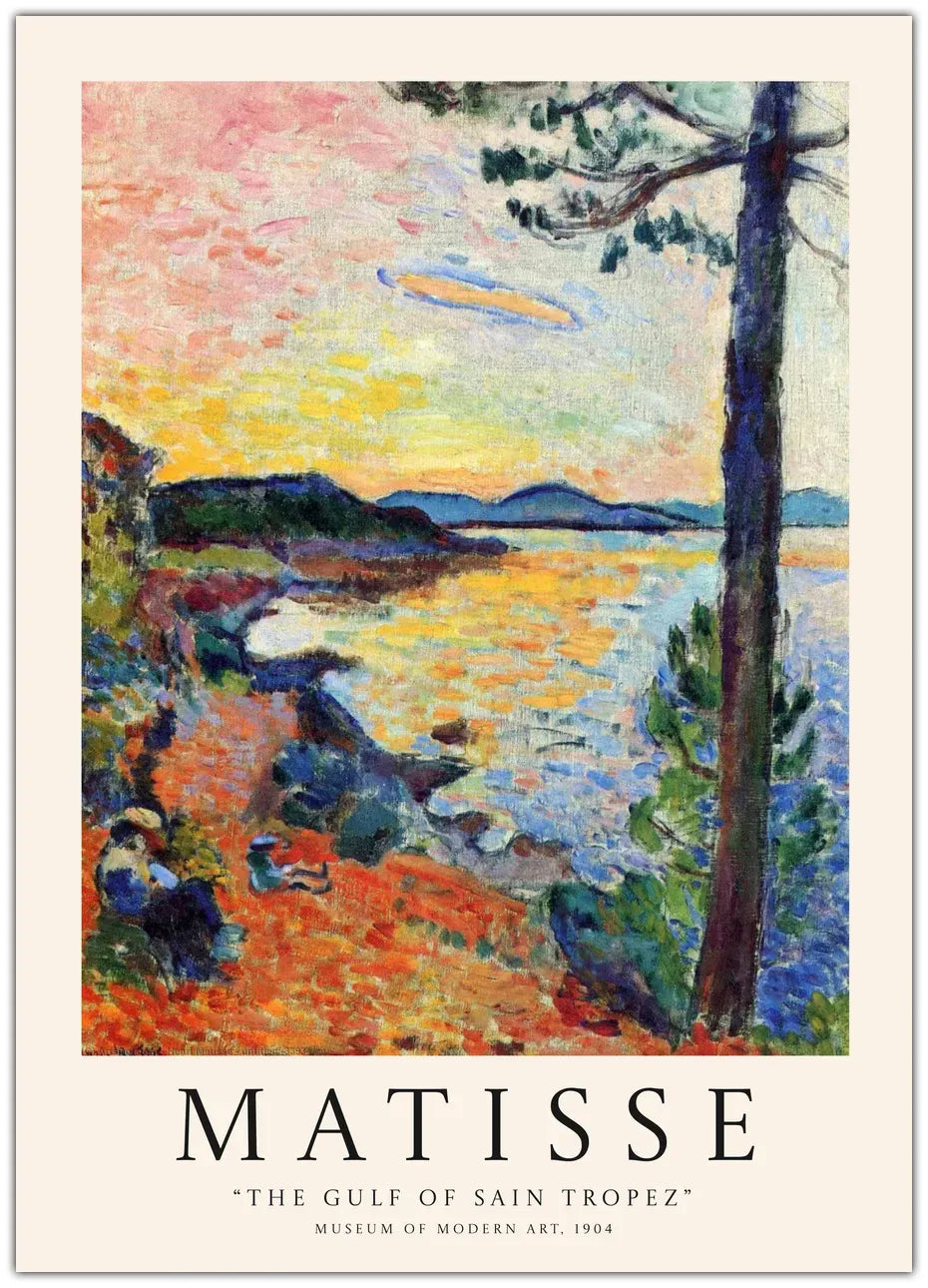 Henri Matisse - The Gulf, St. Tropez Plakat