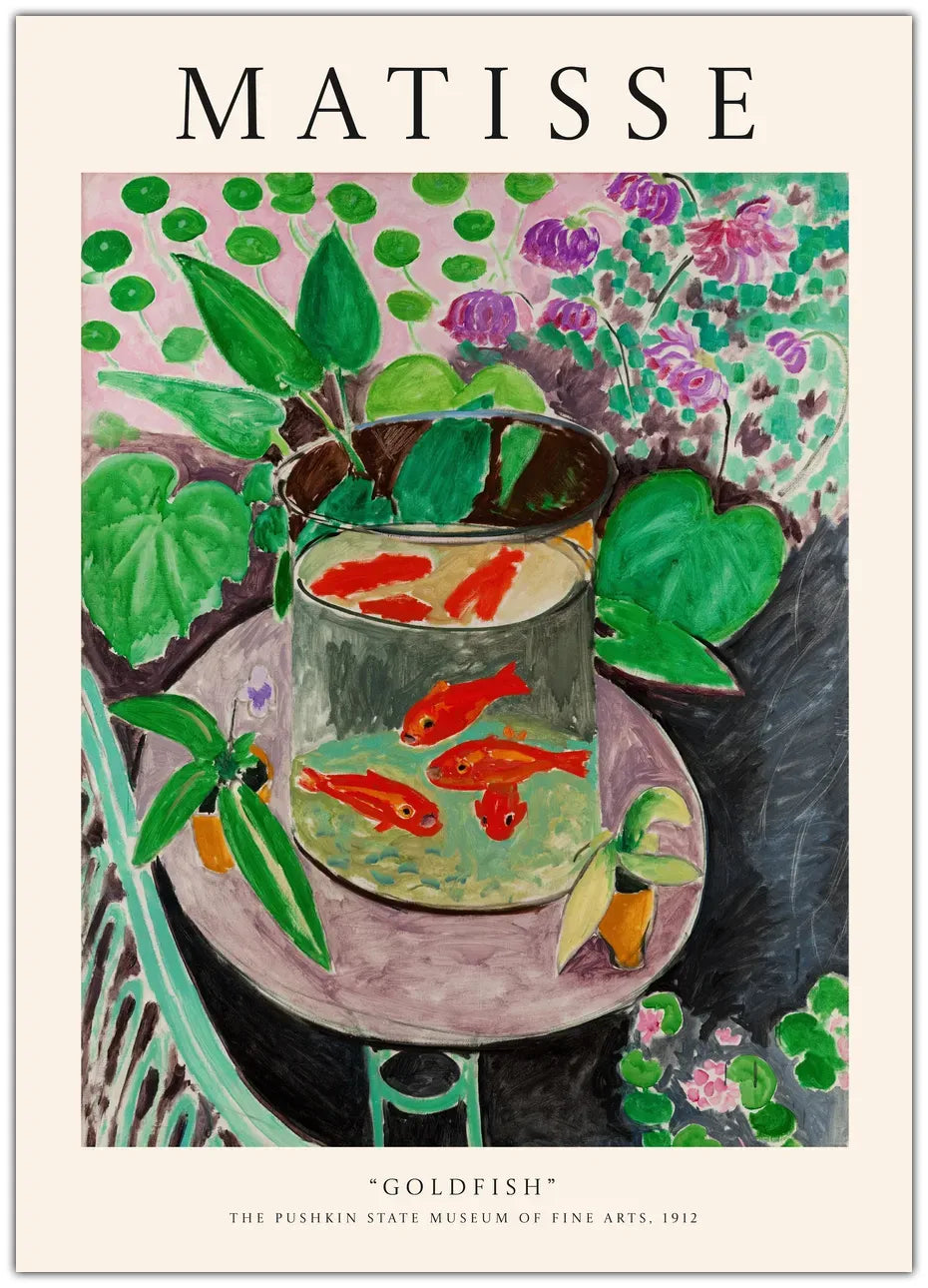 Henri Matisse - Goldfish Plakat