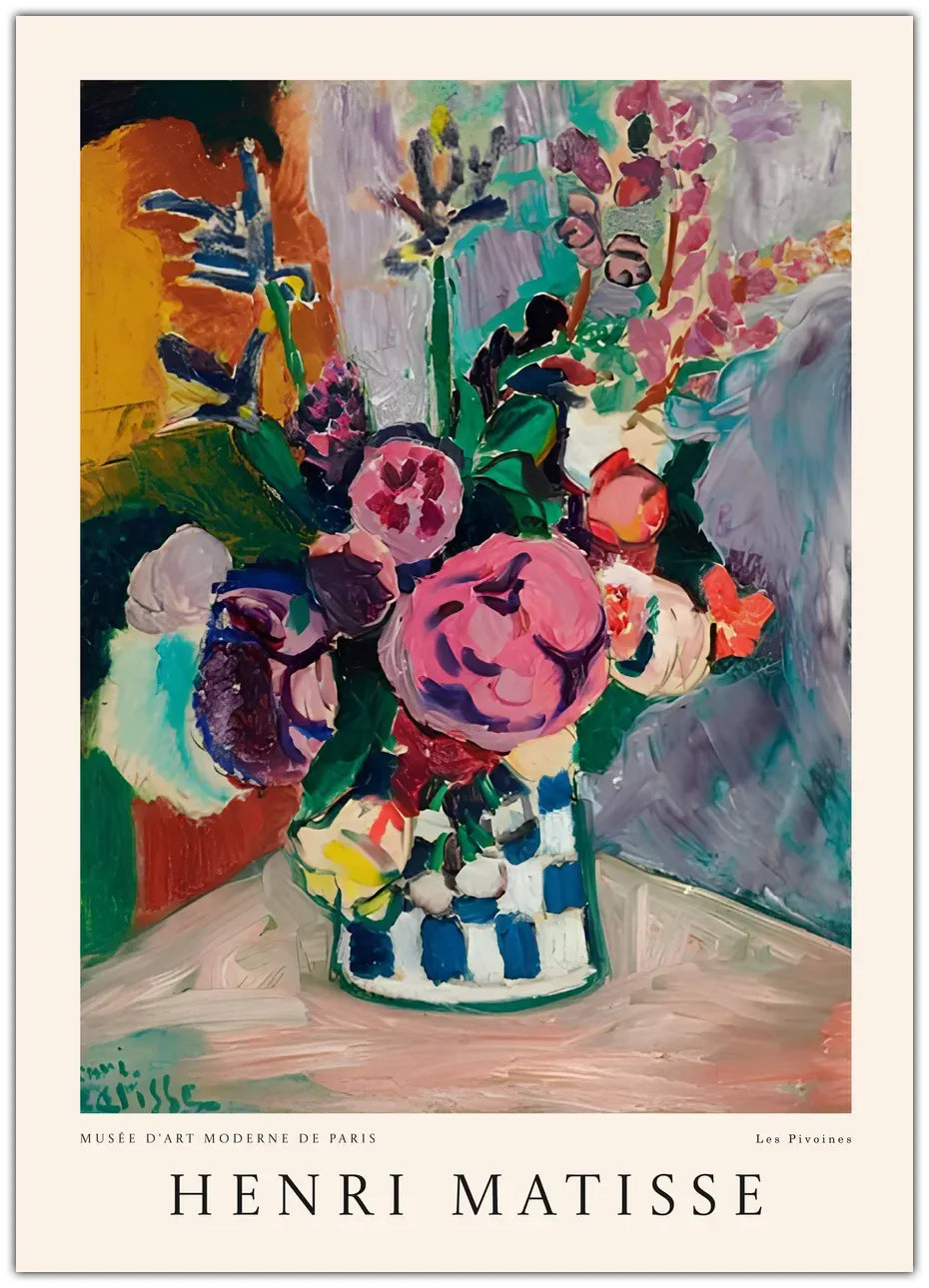 Henri Matisse - Les Pivoines Plakat