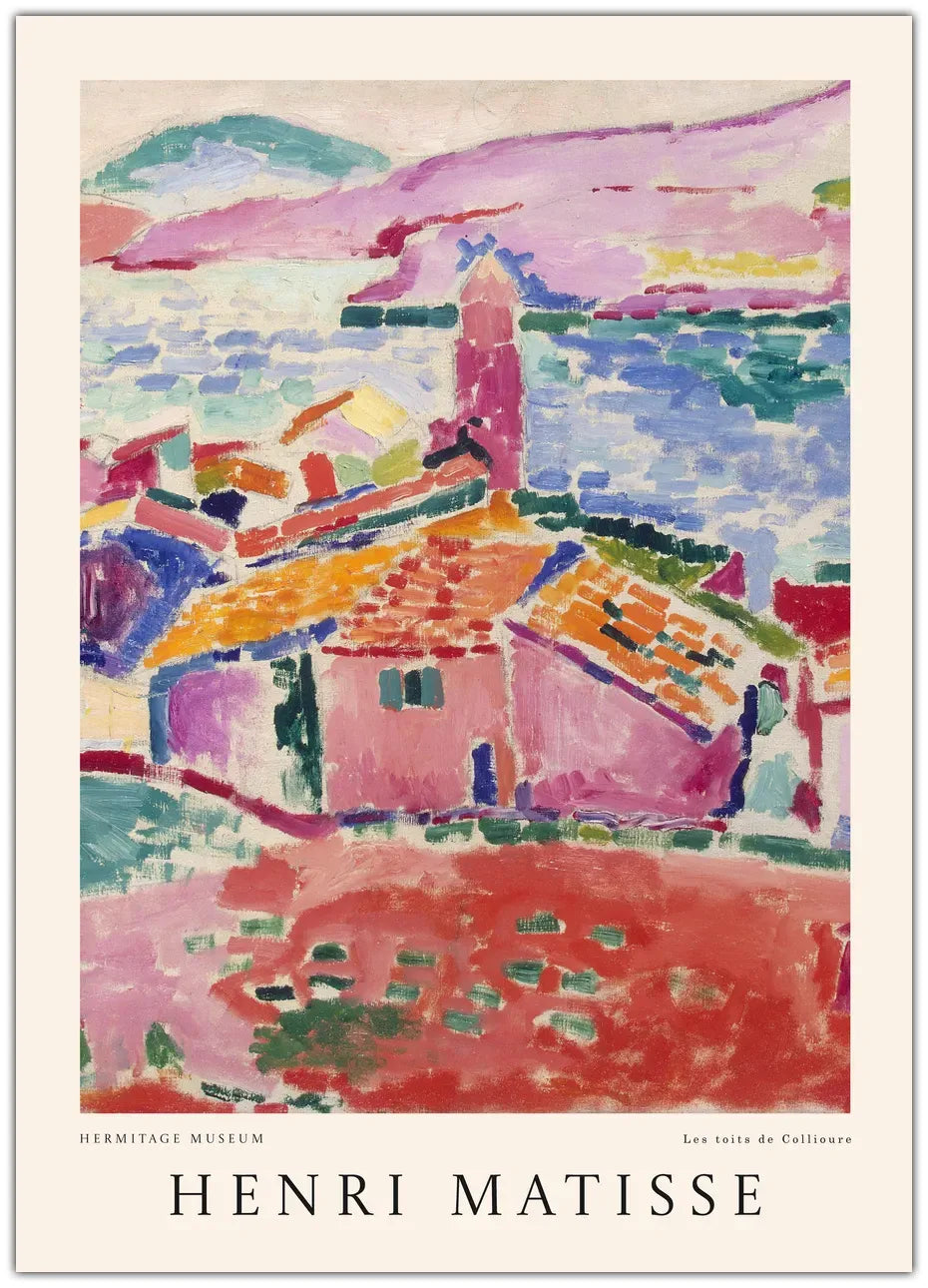Henri Matisse - Les Toits De Collioure Plakat