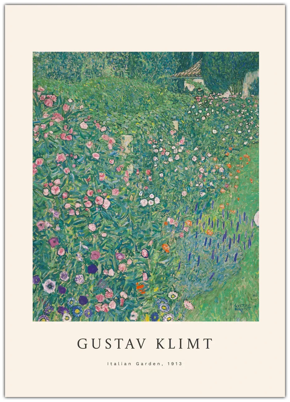 Gustav Klimt - Italian Garden Plakat