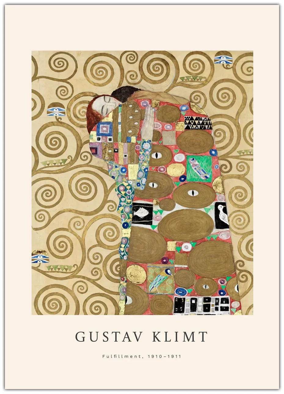Gustav Klimt - Fulfillment Plakat