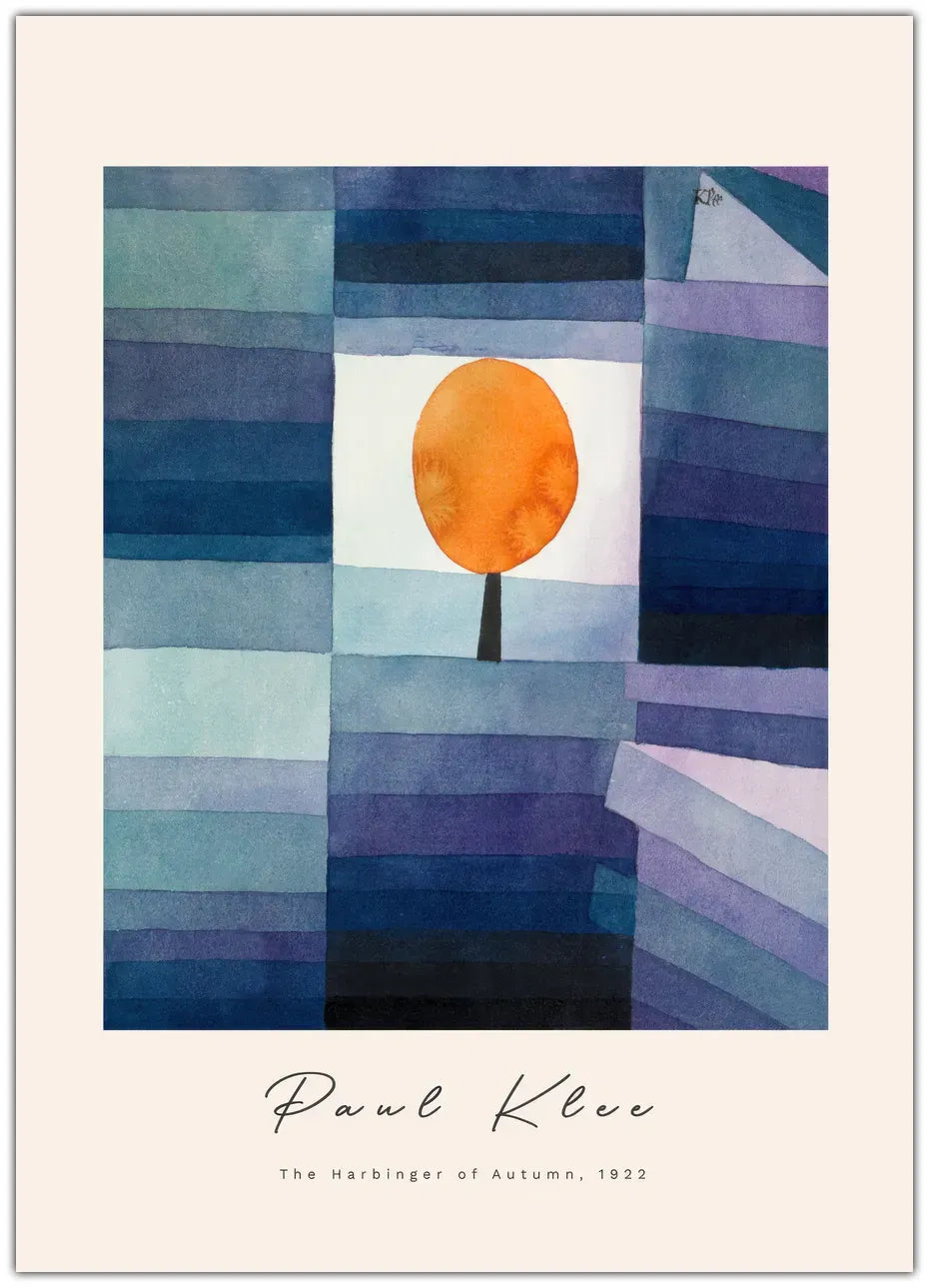 Paul Klee - The Harbinger Of Autumn Plakat