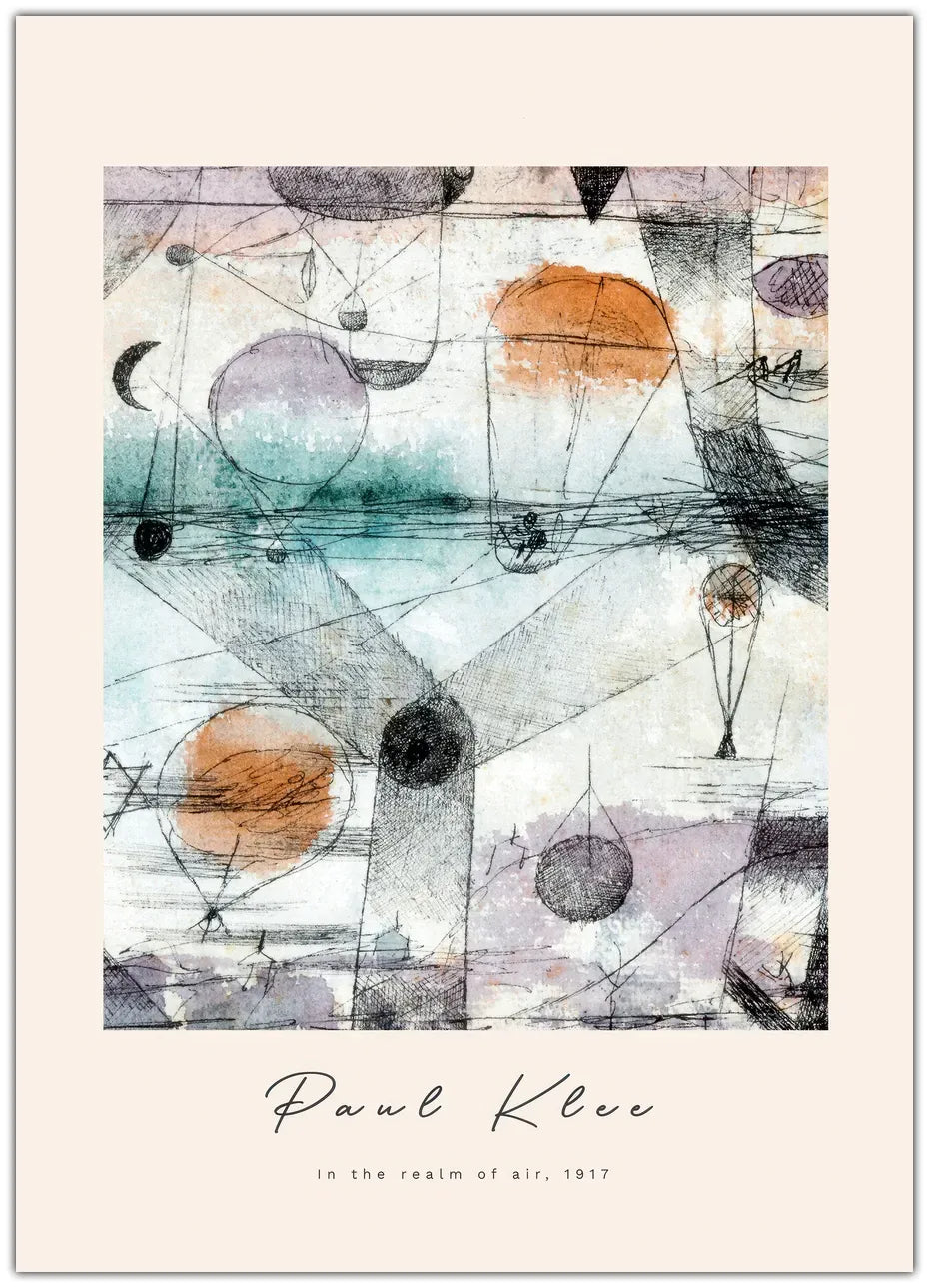 Paul Klee - In The Realm Of Air Plakat