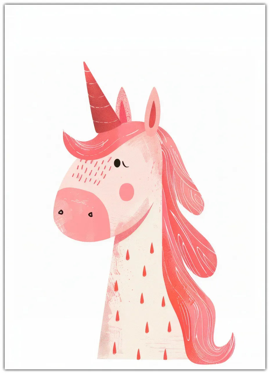 Pink Unicorn Plakat
