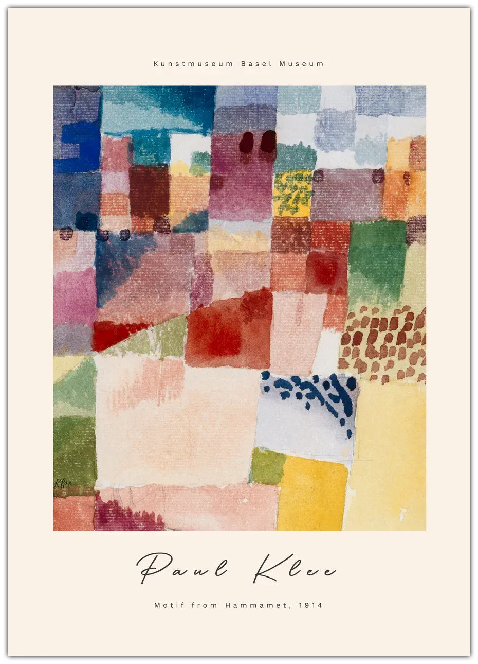 Paul Klee - Motif From Hammamet Plakat